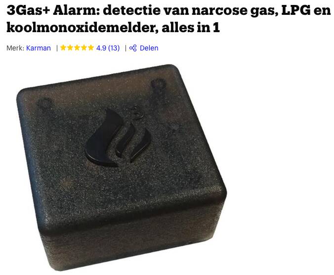 narcose alarm camper